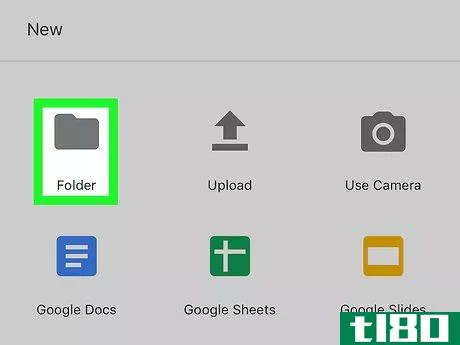 Image titled Create a Folder on Google Drive on iPhone or iPad Step 3