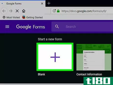 Image titled Create a Google Form on PC or Mac Step 2
