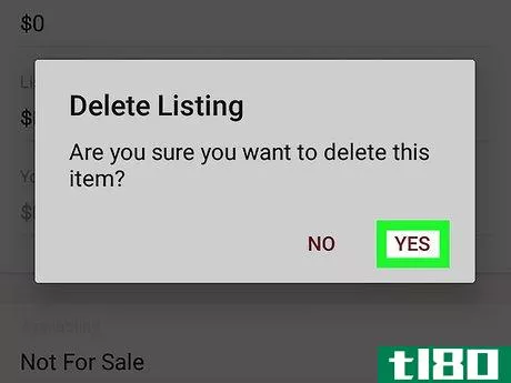 Image titled Delete a Listing on Poshmark on Android Step 7