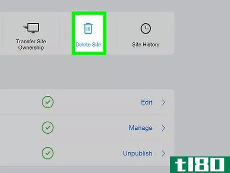 Image titled Delete a Site on Wix on PC or Mac Step 7