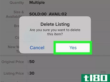 Image titled Delete a Listing on Poshmark on iPhone or iPad Step 7