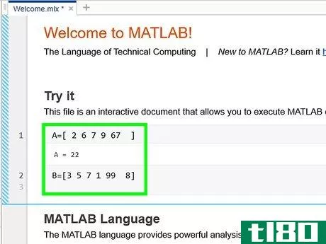 Image titled Define, Add, and Subtract Matrices in MATLAB Step 8