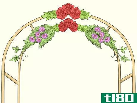 Image titled Decorate a Wedding Arch Step 17
