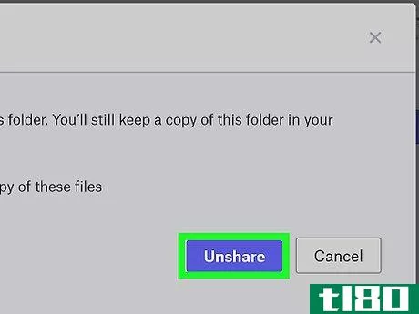 Image titled Delete a Shared Folder on Dropbox Step 7