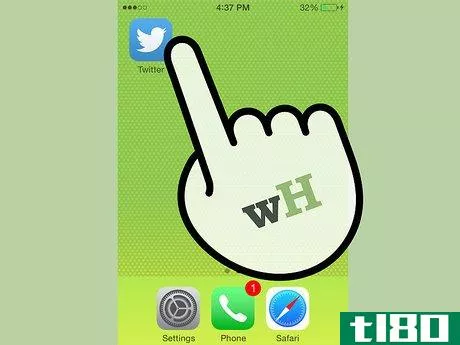 Image titled Delete a Twitter Account from the Twitter for iPhone App Step 1