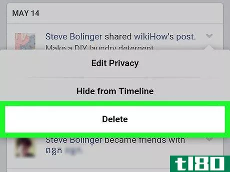 Image titled Delete All Old Facebook Posts on Android Step 7