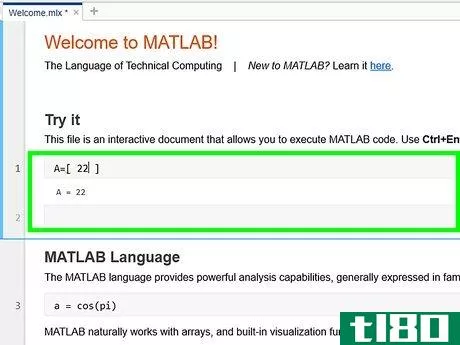 Image titled Define, Add, and Subtract Matrices in MATLAB Step 6