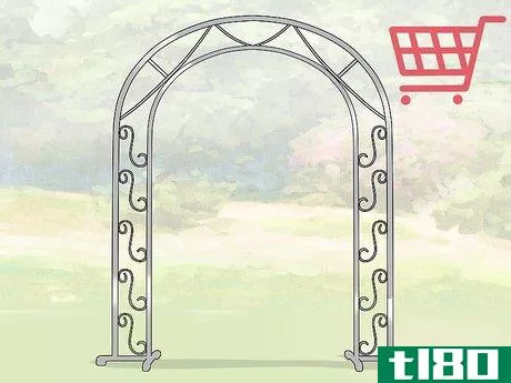 Image titled Decorate a Wedding Arch Step 1