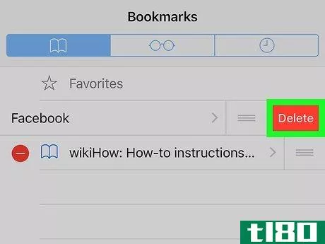Image titled Delete Bookmarks from an iPhone Step 6