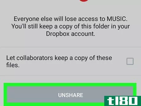 Image titled Delete a Shared Folder on Dropbox Step 16