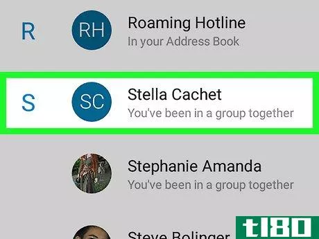 Image titled Delete Contacts on GroupMe on Android Step 4