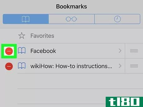 Image titled Delete Bookmarks from an iPhone Step 5