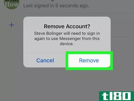 Image titled Delete a Messenger Account on iPhone or iPad Step 6