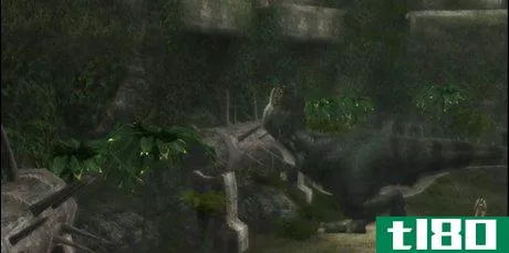 Image titled Defeat the Tyrannosaurus Rex in Tomb Raider Anniversary Step 4