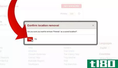 Image titled Delete a Location from the Search Bar on Yelp Step 7