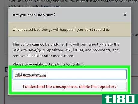 Image titled Delete a Repository Step 6