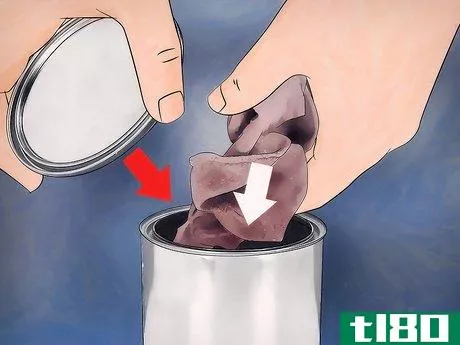 Image titled Dispose of Paint Thinner Step 1