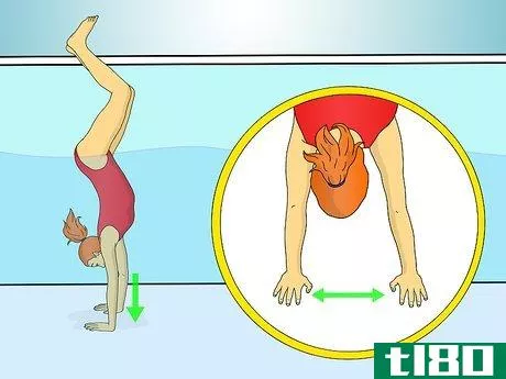 Image titled Do a Handstand in the Pool Step 4