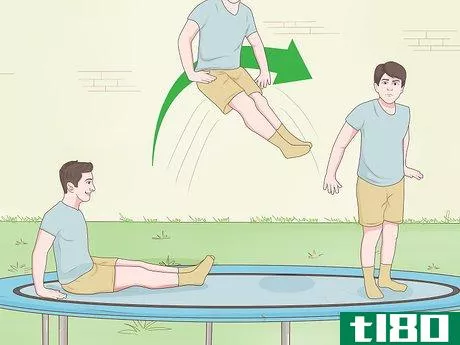 Image titled Do Swivel Hips on a Trampoline Step 3