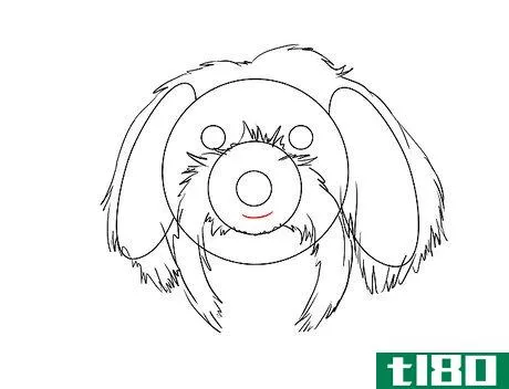 Image titled Draw a Cute Maltese Dog Face Step 9