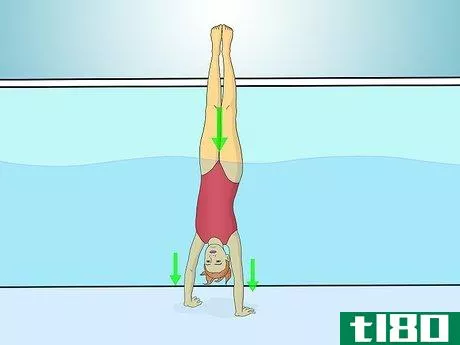 Image titled Do a Handstand in the Pool Step 6