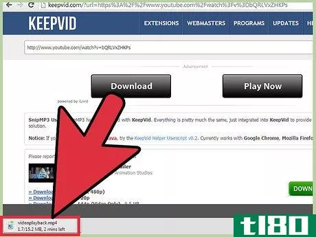 Image titled Download the Soundtrack from a YouTube Video Using SnipMP3 Step 6