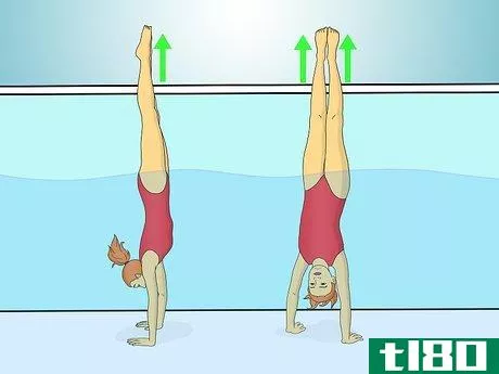 Image titled Do a Handstand in the Pool Step 7