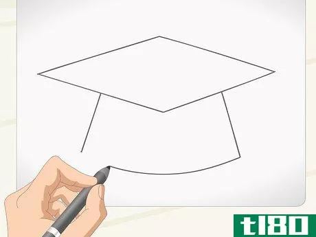 Image titled Draw a Graduation Cap Step 3