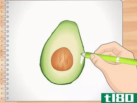 Image titled Draw an Avocado Step 10