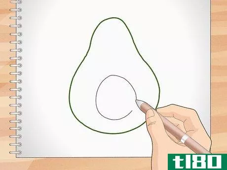 Image titled Draw an Avocado Step 12