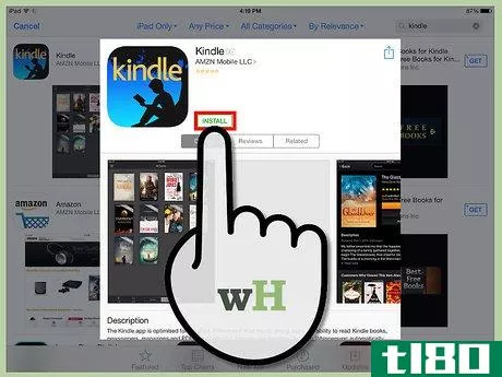 Image titled Download Kindle Books on an iPad Step 3