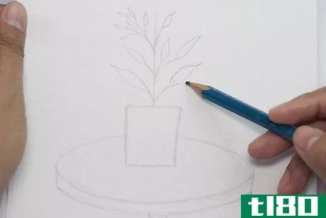 Image titled Draw a Potted Plant Step 4