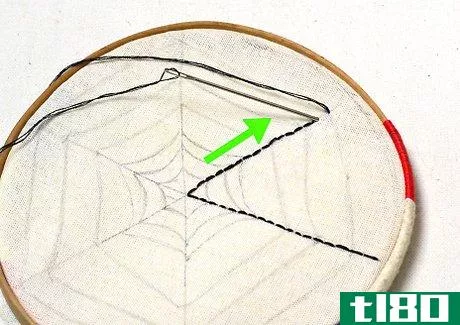 Image titled Embroider a Spider Web Step 5