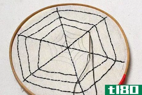Image titled Embroider a Spider Web Step 11