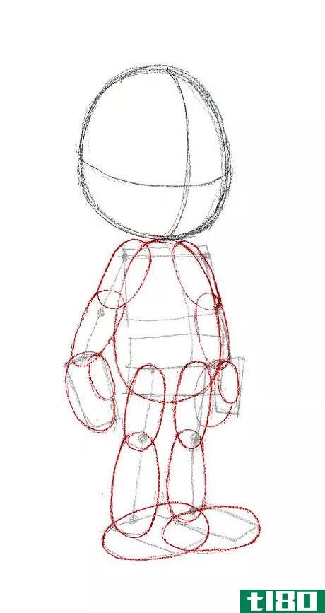 Image titled Sketch body Step 3