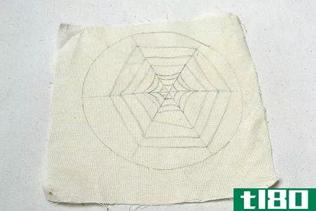 Image titled Embroider a Spider Web Step 1