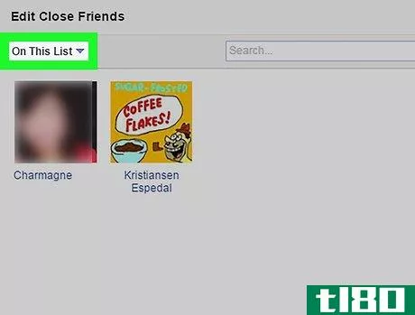 Image titled Edit Close Friends on Facebook on a PC or Mac Step 5