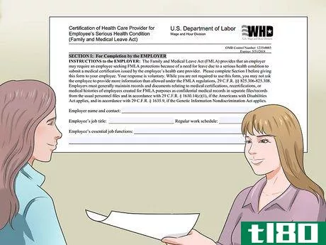 Image titled Fill out an FMLA Form Step 8