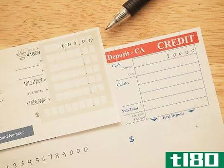 Image titled Fill out a Checking Deposit Slip Step 7