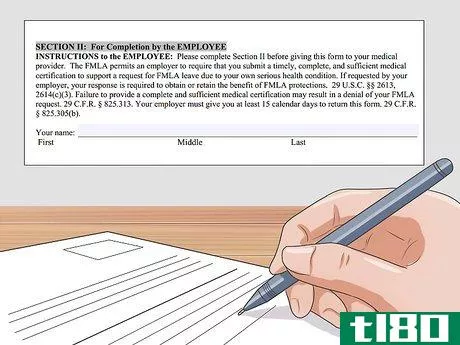 Image titled Fill out an FMLA Form Step 9
