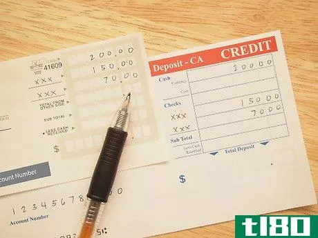Image titled Fill out a Checking Deposit Slip Step 8
