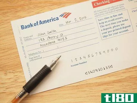 Image titled Fill out a Checking Deposit Slip Step 4