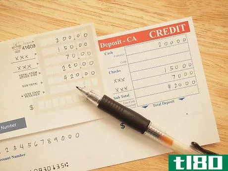 Image titled Fill out a Checking Deposit Slip Step 10