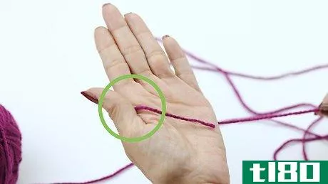 Image titled Finger Knit Step 1