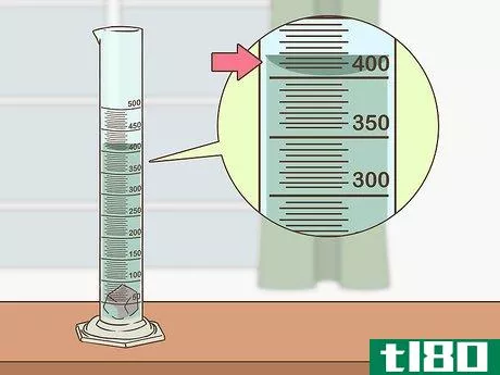 Image titled Find the Volume of an Irregular Object Using a Graduated Cylinder Step 5