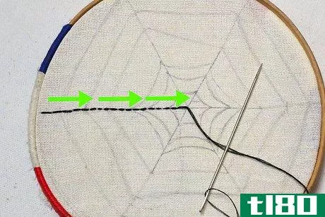 Image titled Embroider a Spider Web Step 4