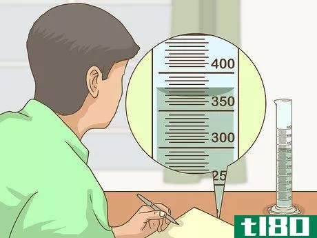 Image titled Find the Volume of an Irregular Object Using a Graduated Cylinder Step 3