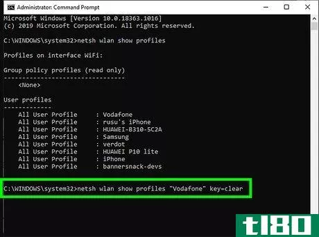 Image titled Find the WiFi Password of a Past Connection Using Command Prompt (CMD) Step 4