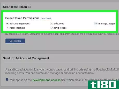 Image titled Get Access Tokens on Facebook Step 10