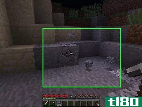 Image titled Get Stone in Minecraft Step 1